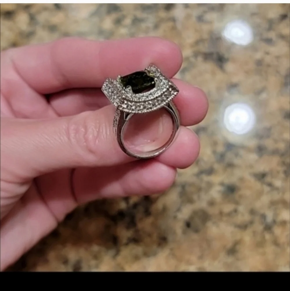 Green Gemstone Ring